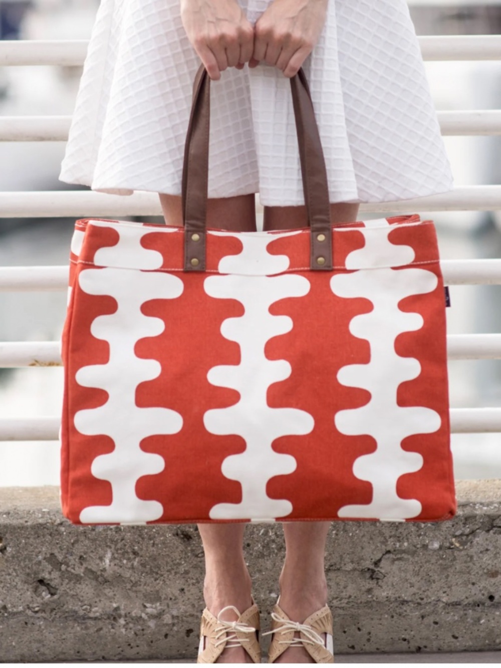 NWT, MAIKA GOODS, DARLING, ECHO TANGERINE, EVERY DAY TOTE